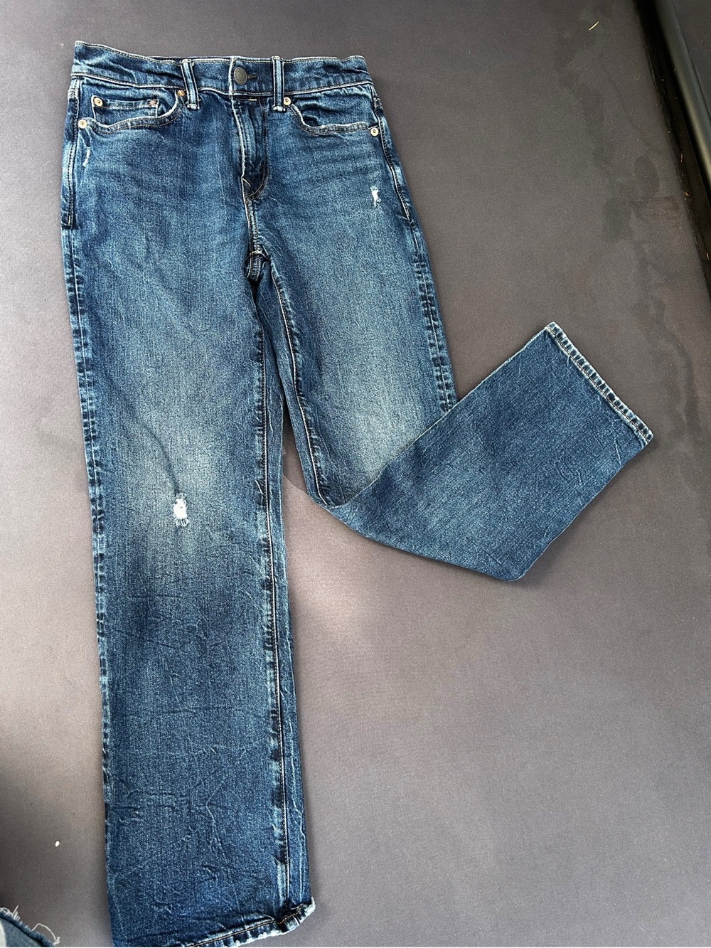 American Eagle Outfitters Dark Blue Straight Jeans